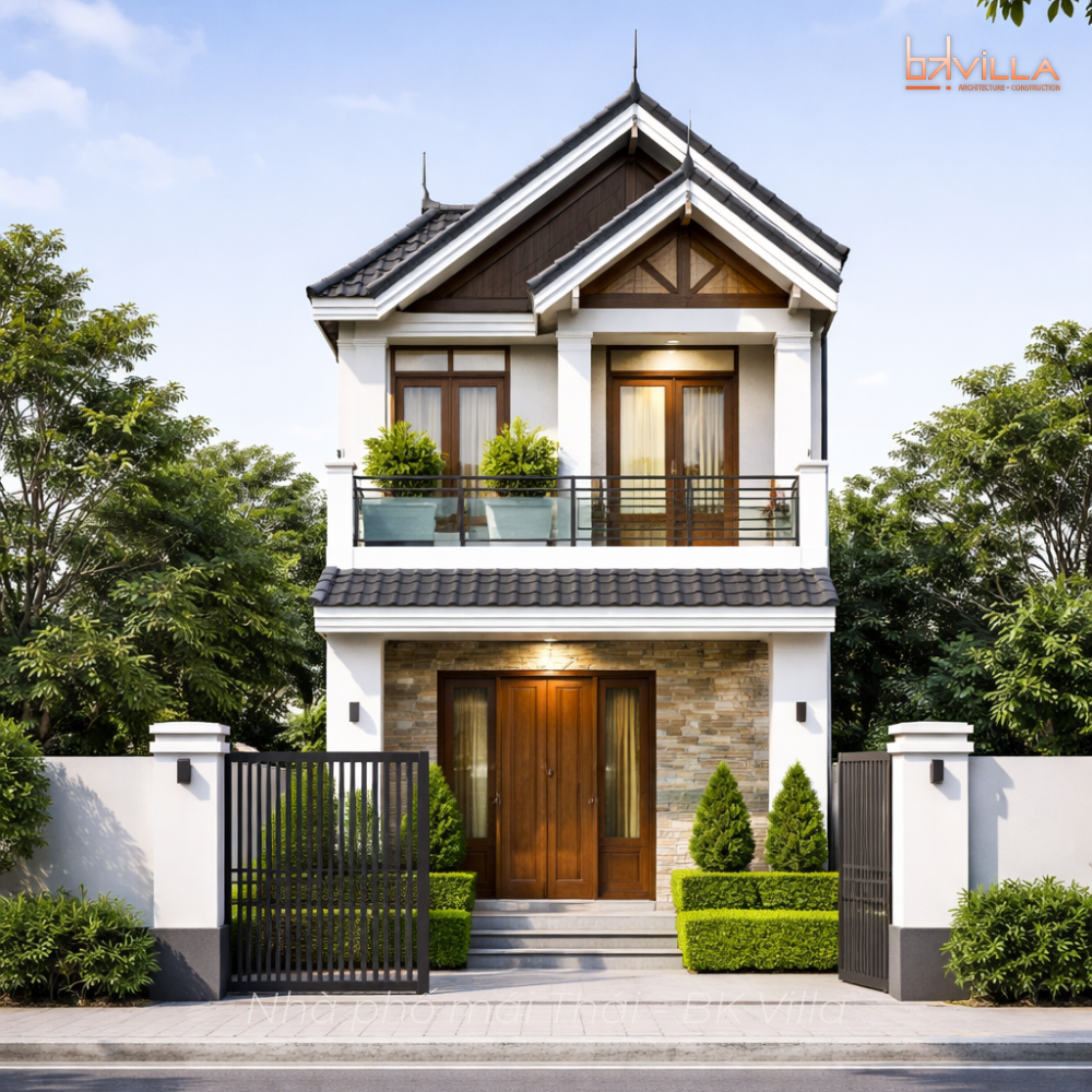 Những lưu ý về nhà phố mái Thái