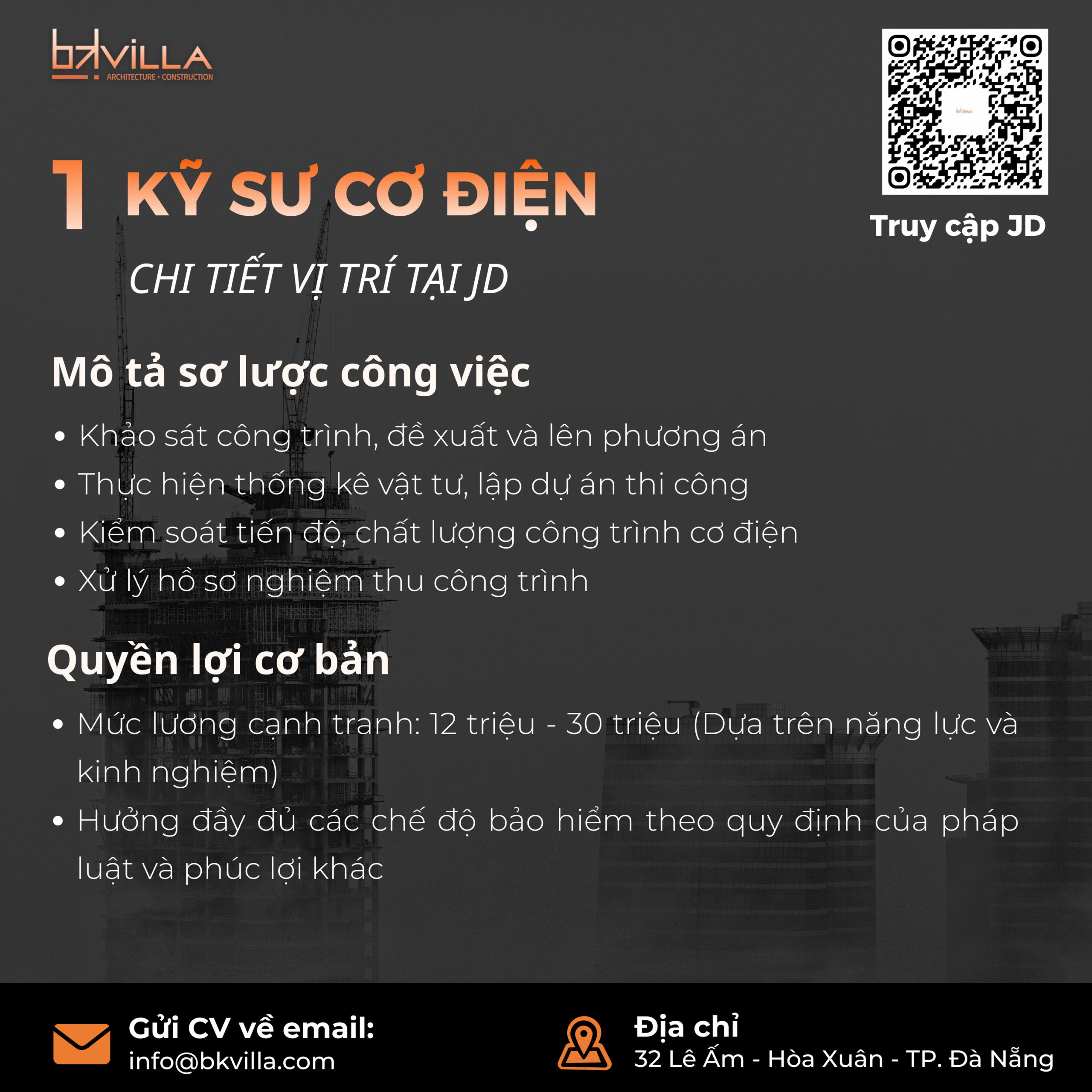 Tuyển dụng KS Cơ điện