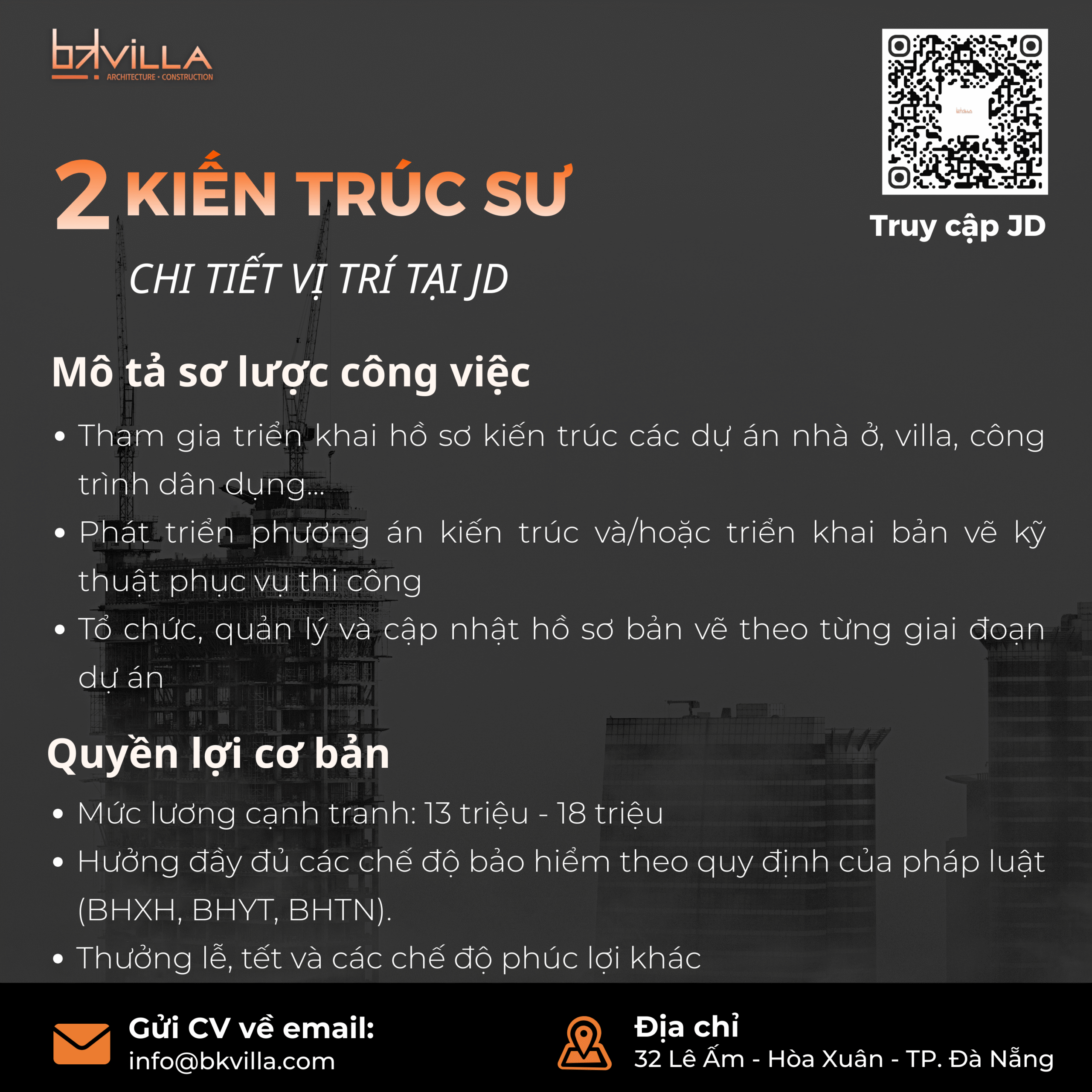 Vị trí Kiến trúc sư