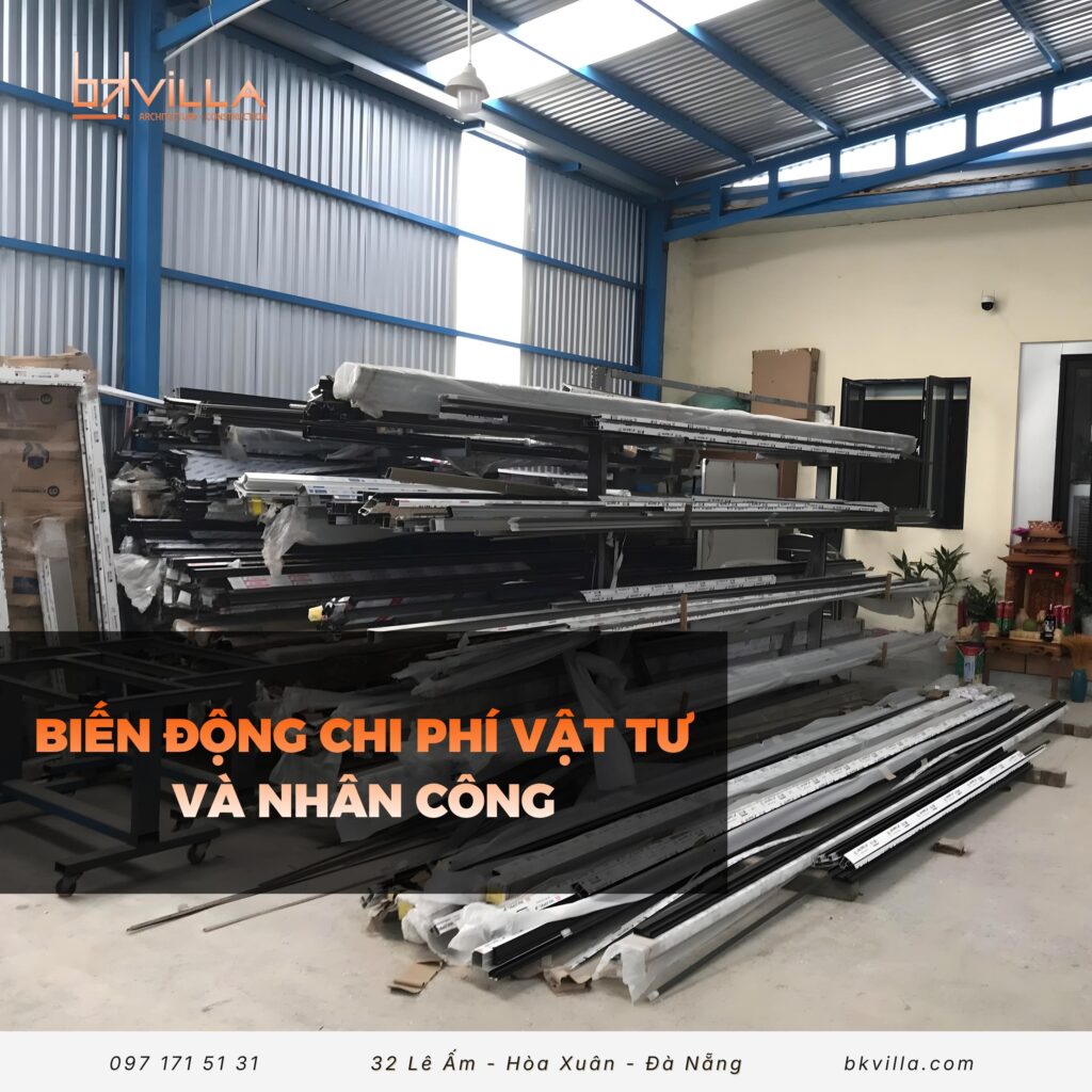 Biến động chi phí vật tư